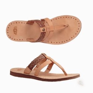UGG Braided Leather Sandals